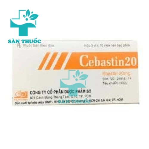 Cebastin 20 - Thuốc điều trị viêm mũi dị ứng hiệu quả